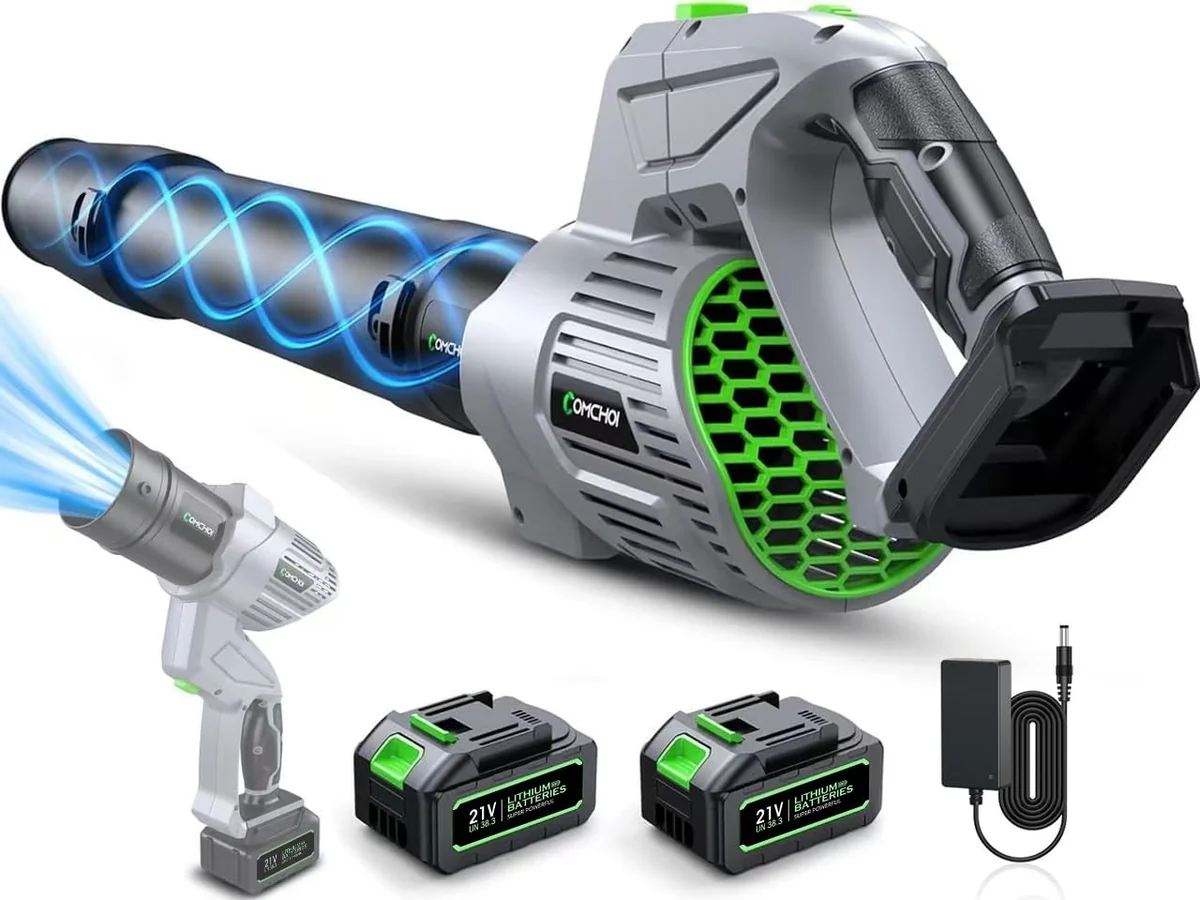 Comchoi Electric Leaf Blower Cordless Review
